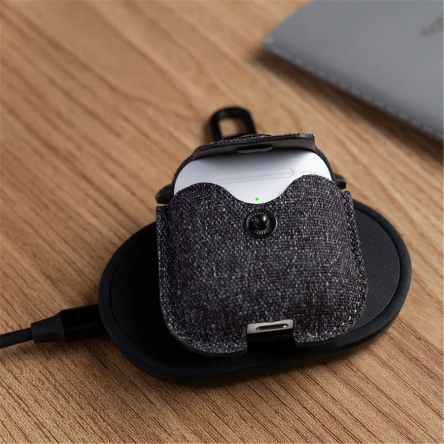 Twelve South AirSnap Case for Apple AirPods 1st & 2nd Gen - Smoke Grey