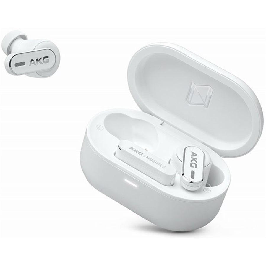 AKG  N5 Hybrid Premium True Wireless Noise Cancelling In-Ear Headphones - White