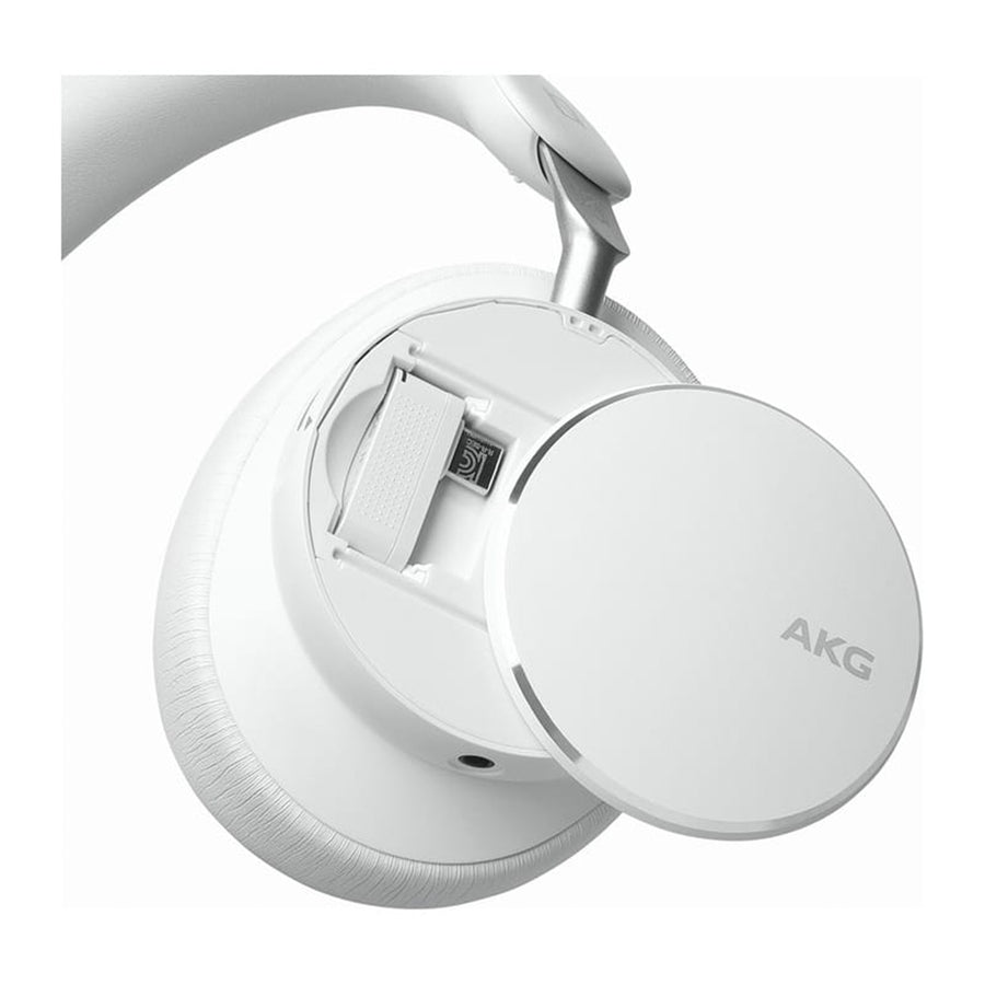 AKG  N9 Hybrid Premium Wireless Over-Ear Noise Cancelling Headphones - White