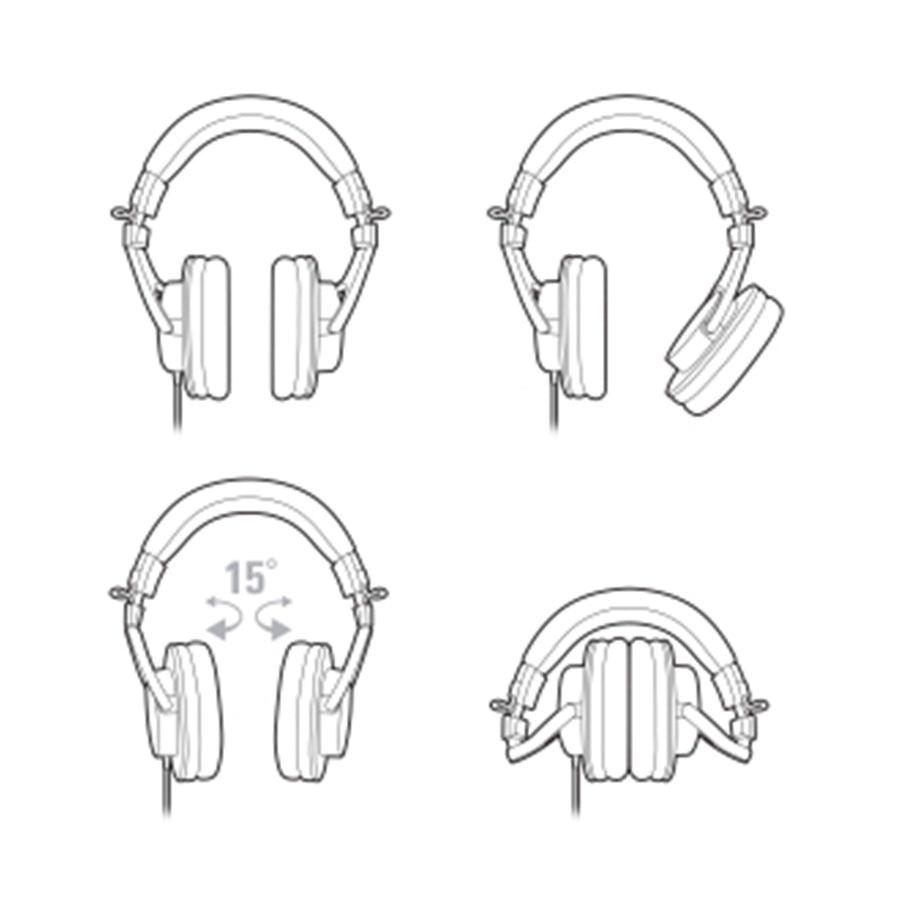 ATHM30X - AUDIO TECHNICA ATH-M30X STUDIO CLOSED BACK HEADPHONE