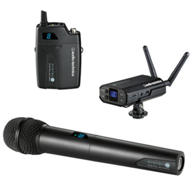 ATW1701-L-KIT - AUDIO TECHNICA DSLR CAMERA MOUNT DIGITAL WIRELESS LAPEL MICROPHONE SYSTEM 2.4GHZ