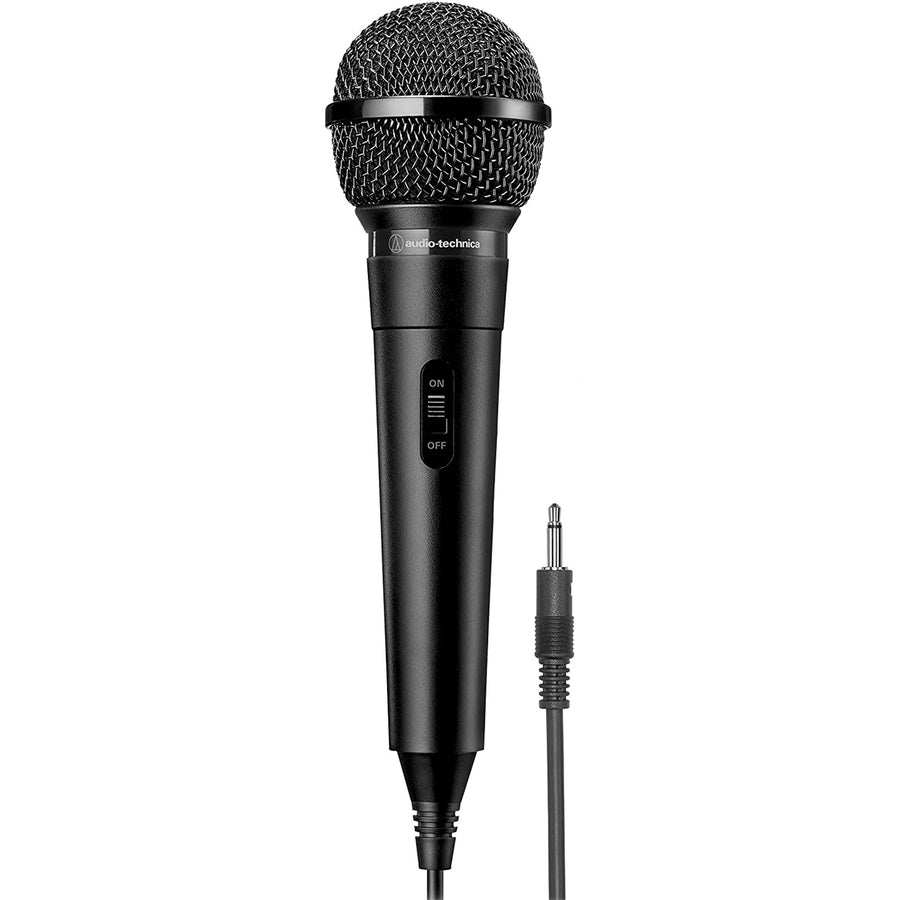 AUDIO TECHNICA HANDHELD DYNAMIC VOCAL MIC W/ 3.5MM CONNECTOR (6.3MM ADAPTOR