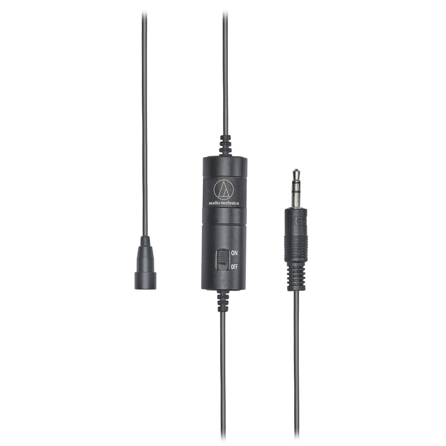 ATR3350XIS - AUDIO TECHNICA NEWSCASTER STYLE MIC WITH DUAL MONO MINI PLUG AND SMARTPHONE