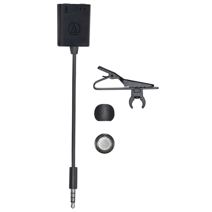ATR3350XIS - AUDIO TECHNICA NEWSCASTER STYLE MIC WITH DUAL MONO MINI PLUG AND SMARTPHONE