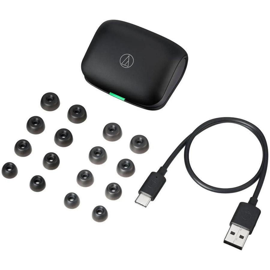 ATH-TWX7BK - AUDIO TECHNICA PREMIUM TRUE WIRELESS EARPHONES BLACK