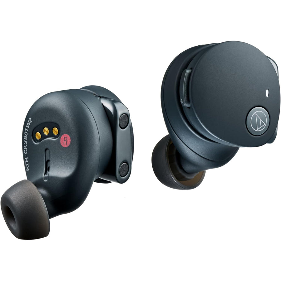 Audio-Technica CKS50TW2 BLACK SOLID BASS TWS WITH ANC true wireless earbuds