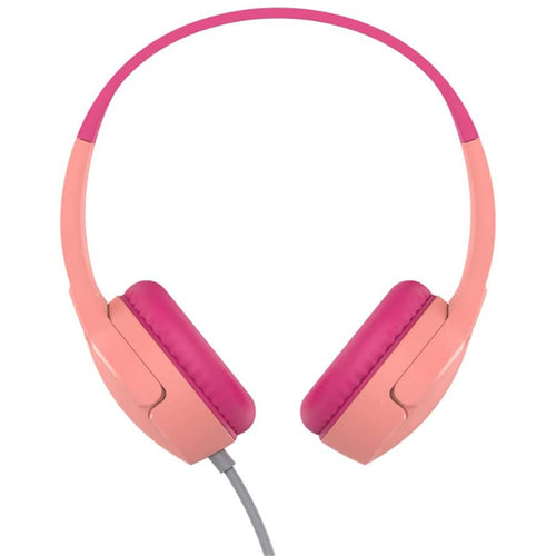 Belkin SoundForm Mini Wired Headphones for Kids - Pink