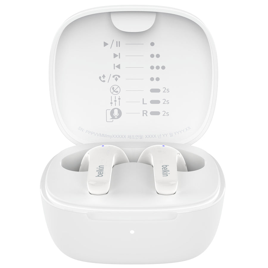 Belkin AUC010FQWHV2 - SOUNDFORM MOTION 2 TRUE WIRELESS HEADPHO