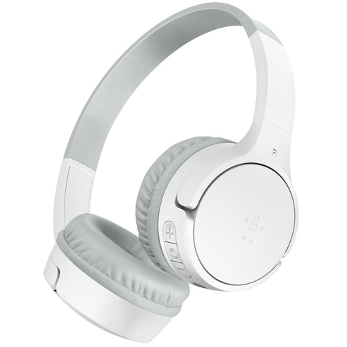 Belkin SoundForm Mini 2 Wireless Headphones for Kids - White