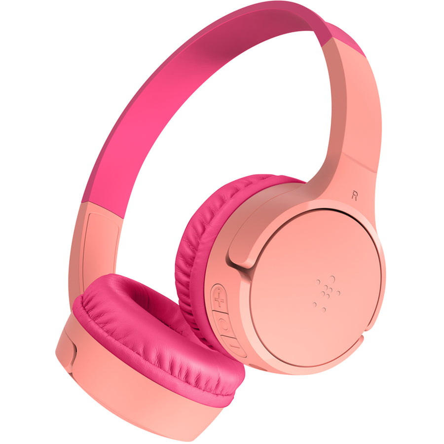 Belkin SoundForm Mini 2 Wireless Headphones for Kids - Pink
