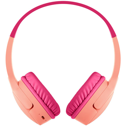 Belkin SoundForm Mini 2 Wireless Headphones for Kids - Pink