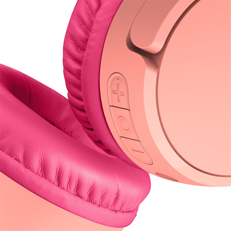 Belkin SoundForm Mini 2 Wireless Headphones for Kids - Pink