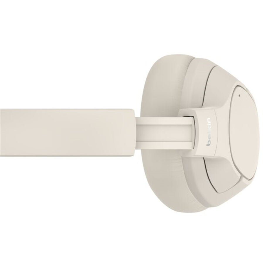 Belkin SoundForm Isolate Wireless Over-Ear Noise Cancelling Headphones - Sand