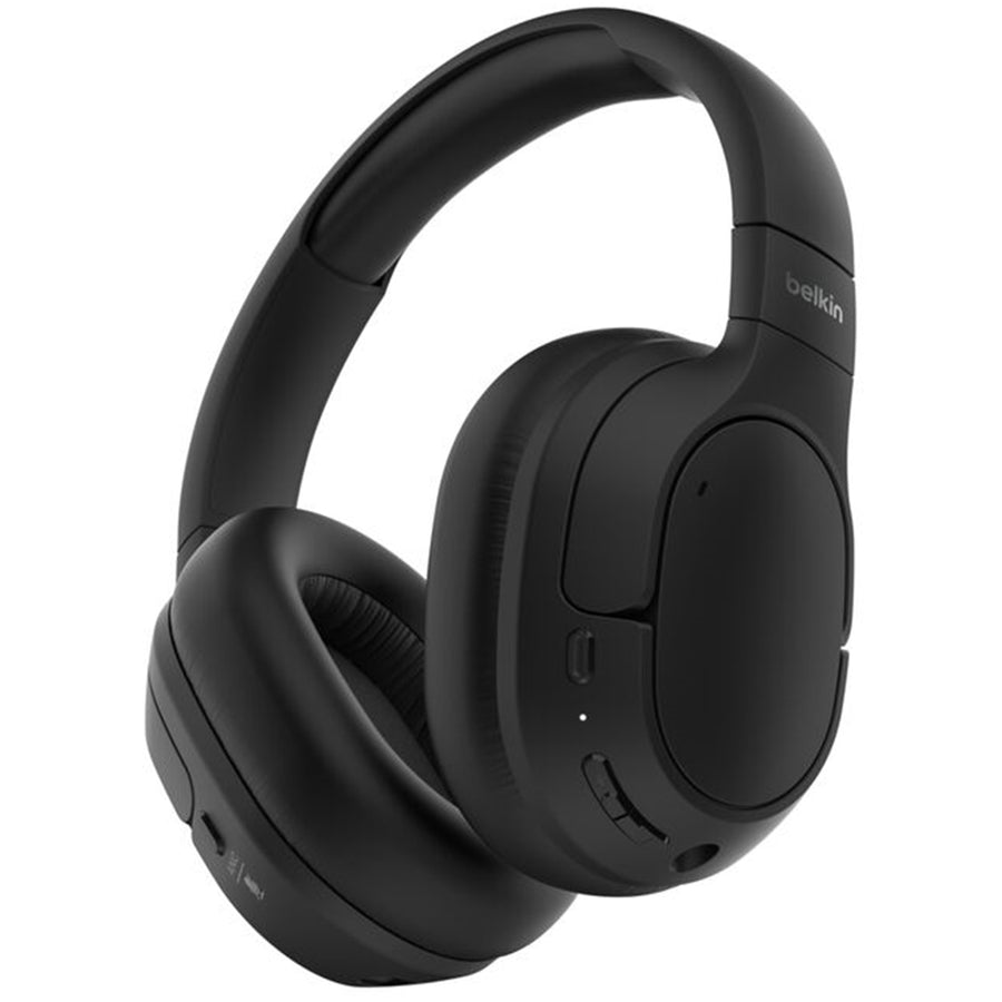 Belkin SoundForm Isolate Wireless Over-Ear Noise Cancelling Headphones - Black