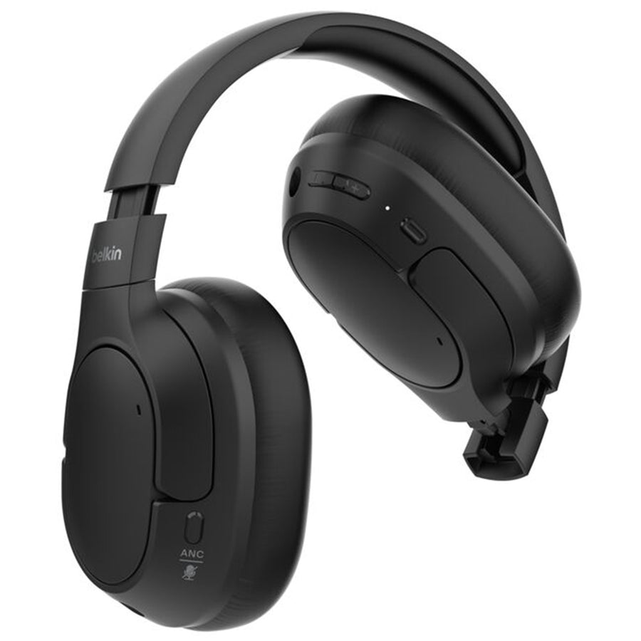 Belkin SoundForm Isolate Wireless Over-Ear Noise Cancelling Headphones - Black