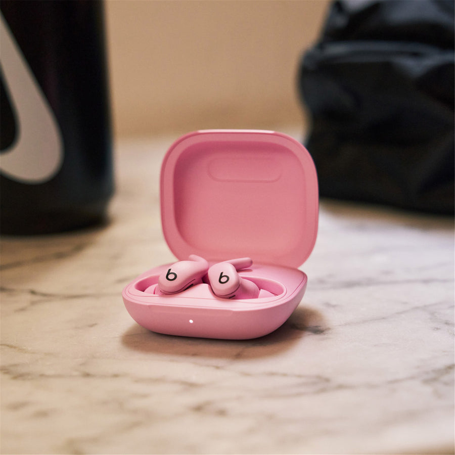 Beats Powerbeats Fit Premium True Wireless Noise Cancelling Sports Earbuds - Power Pink
