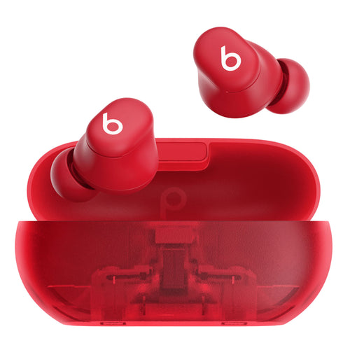 Beats Solo Buds True Wireless Earbuds - Transparent Red