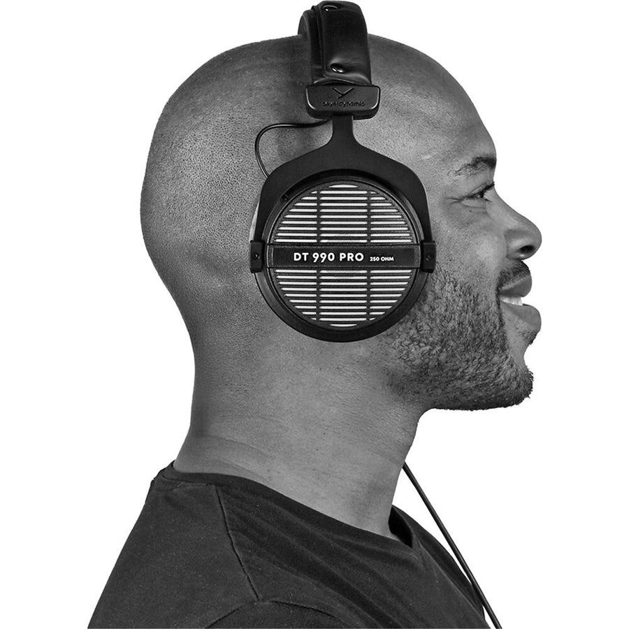 Beyerdynamic DT-990 PRO 250 Ohm Open-Back Wired Studio Headphones - Black