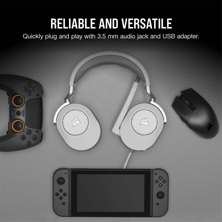 CA-9011271-AP - CORSAIR HS65 SURROUND GAMING HEADSET - WHITE