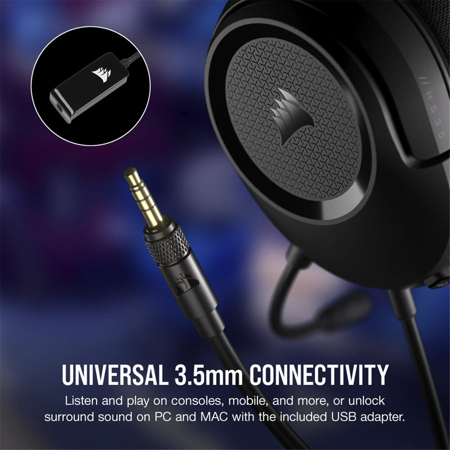 Corsair HS35 Surround v2 Gaming Headset - Carbon