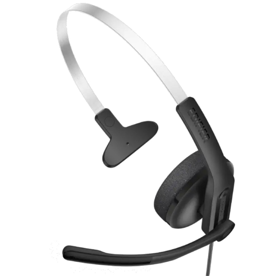 Edifier  CC100 Wired USB-C Mono Headset with Boom Microphone - Black