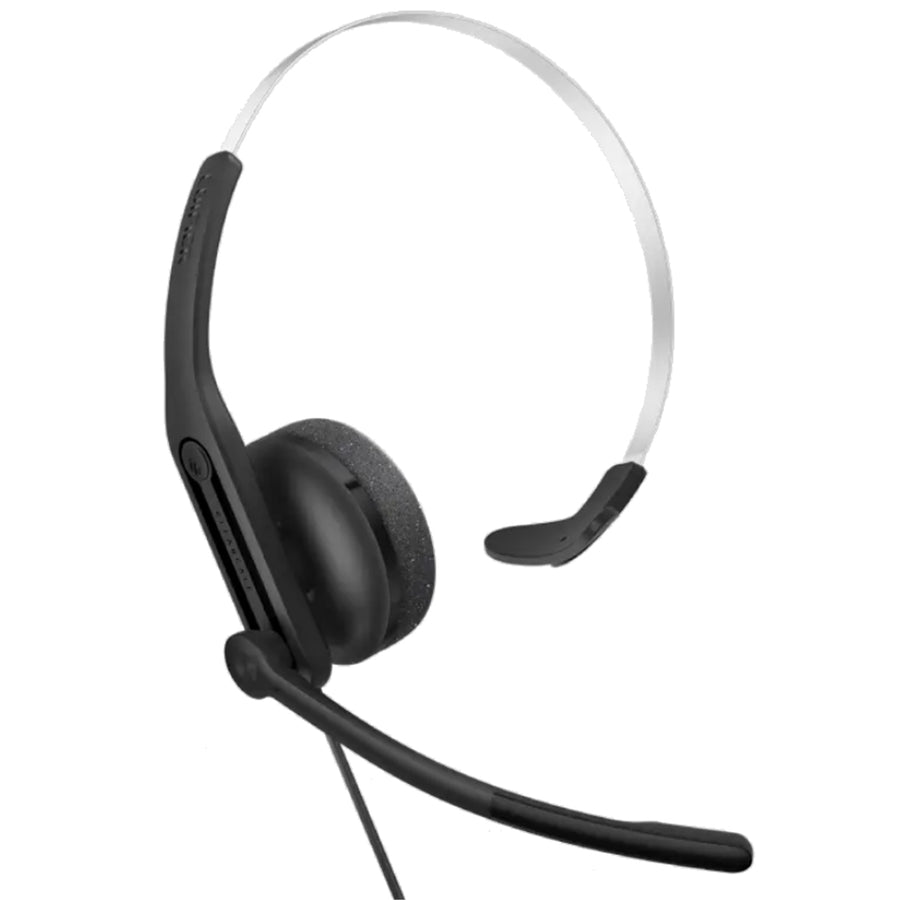 Edifier  CC100 Wired USB-C Mono Headset with Boom Microphone - Black
