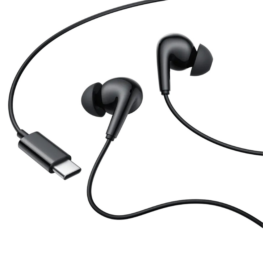 Edifier P230  USB-C Wired Earbuds with Remote and Mic - Black