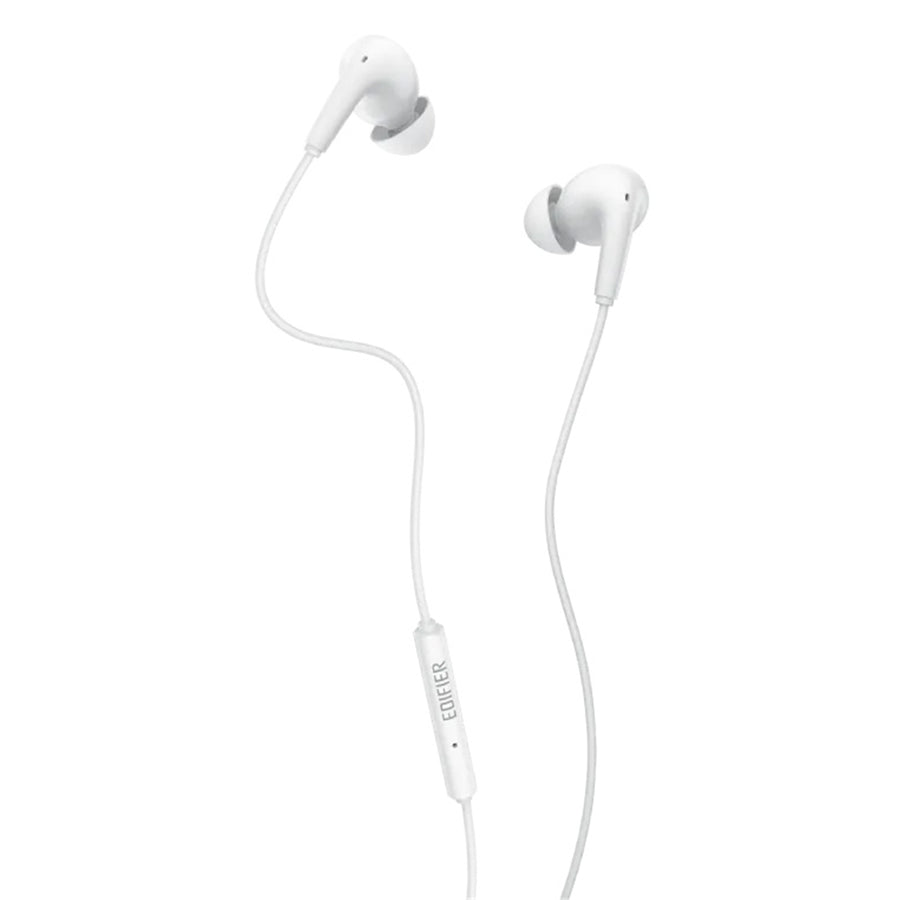 Edifier P230  USB-C Wired Earbuds with Remote and Mic - White