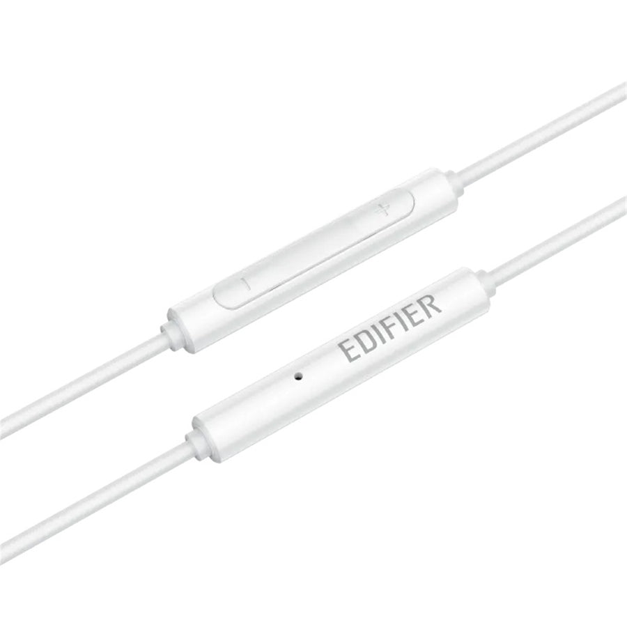 Edifier P230  USB-C Wired Earbuds with Remote and Mic - White