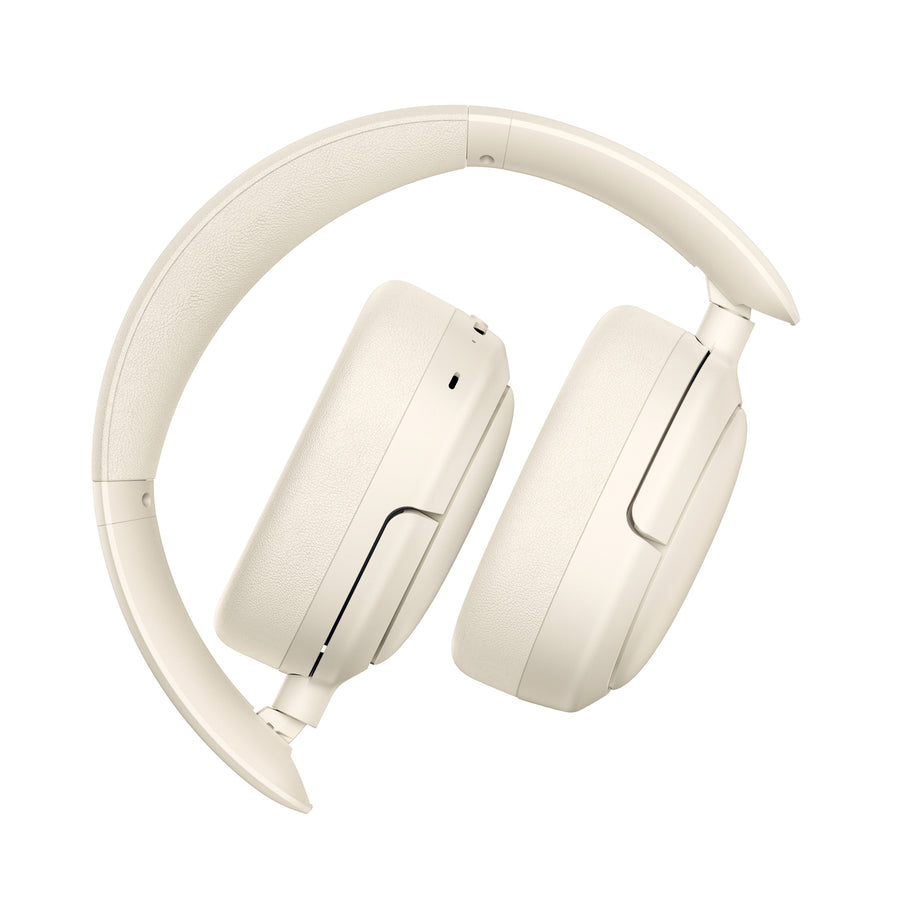 Edifier  W800BT Pro Wireless Over-Ear Noise-Cancelling Headphones - Ivory