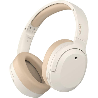 Edifier  W820NB Plus Wireless Over-Ear Noise-Cancelling Headphones - Ivory