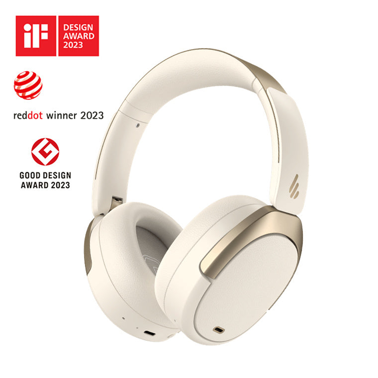 Edifier  WH950NB (2025 Upgrade) Wireless Over-Ear Noise-Cancelling Headphones - White