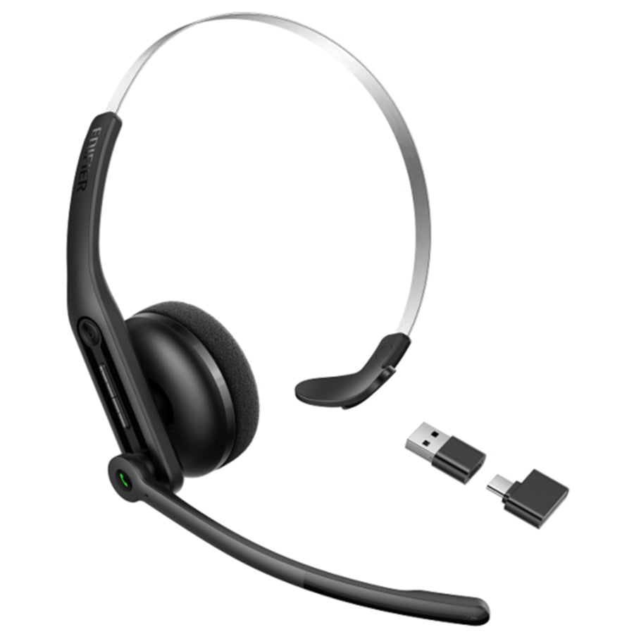 Edifier  CC300 Wireless Mono On-Ear Headset with Boom Microphone - Black