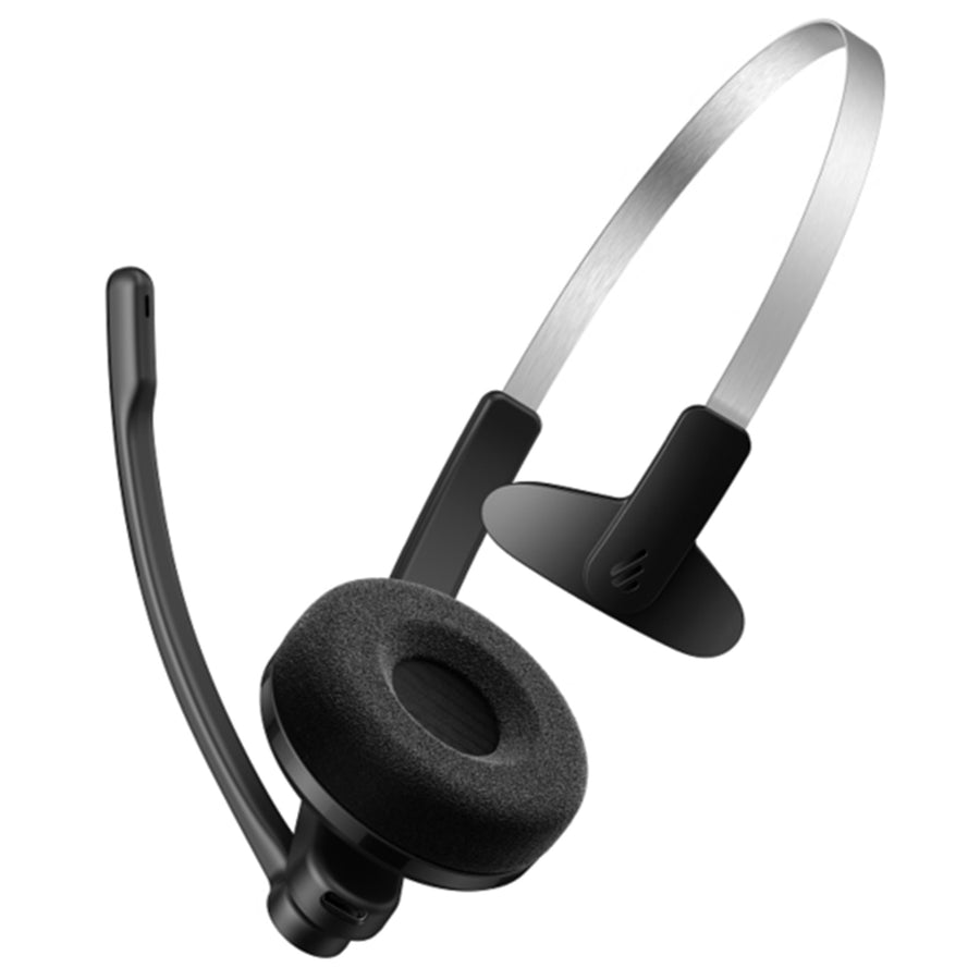 Edifier  CC300 Wireless Mono On-Ear Headset with Boom Microphone - Black