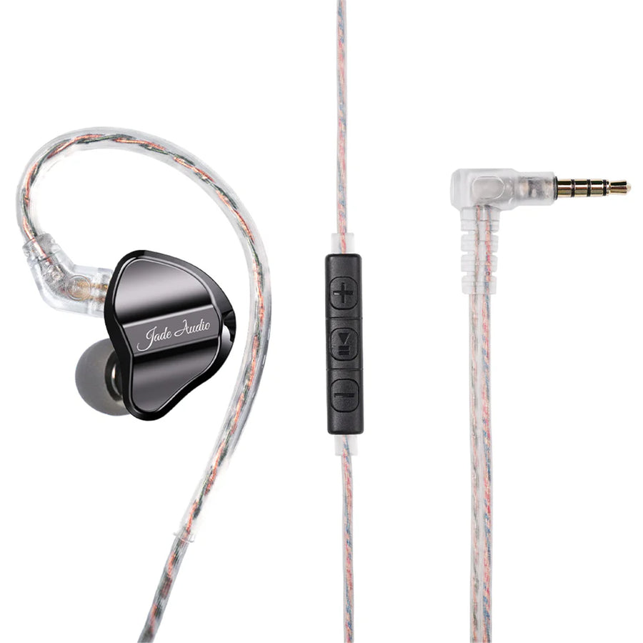 FiiO JD1  Dynamic Wired In-Ear Monitor Headphones - Black