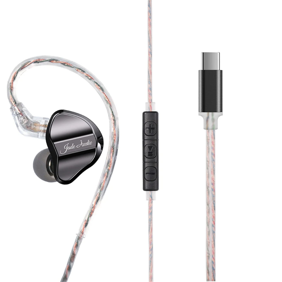 FiiO JD1 TC  USB-C In-Ear Monitor Headphones - Black