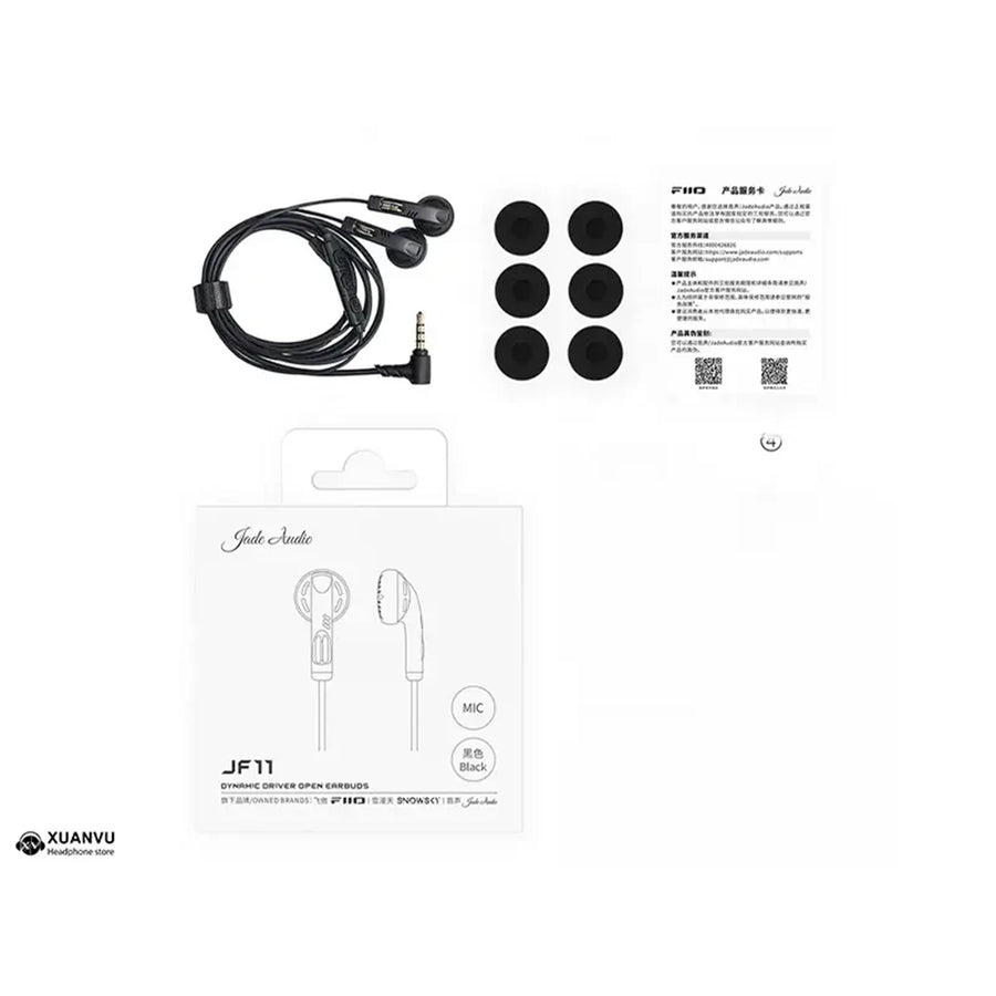 FiiO JF11  Dynamic Wired Earbuds with Extended Bass - Black