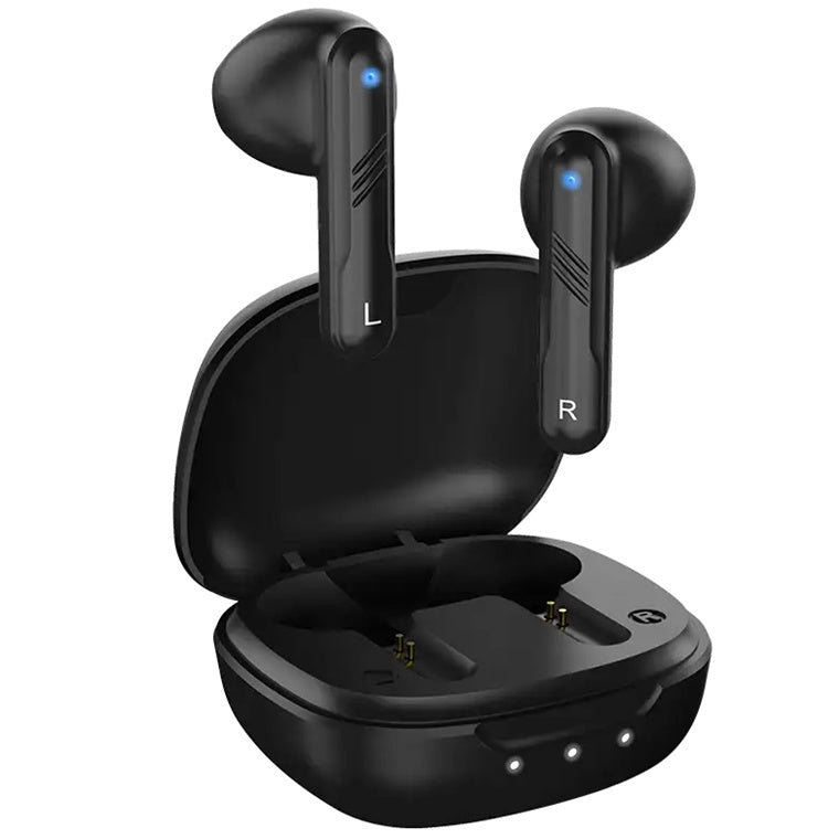 Genius  HS-M905BT True Wireless Bluetooth V5.3 Earbuds - Black  HiFi quality sound with bass
