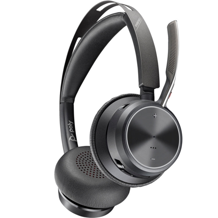 HP 9T9J5AA - Poly Voyager Focus 2 USB-C-C Headset +USB-C/A Adapter +Charging Stand