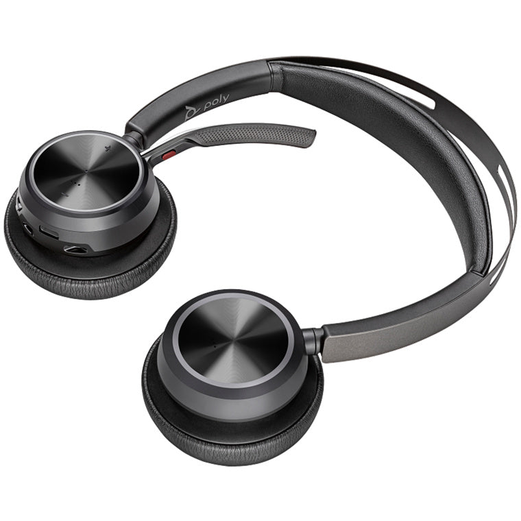 HP 9T9J5AA - Poly Voyager Focus 2 USB-C-C Headset +USB-C/A Adapter +Charging Stand