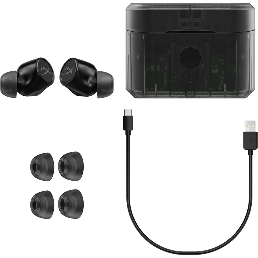 HyperX Cirro Buds Pro True Wireless Gaming Earbuds - Black
