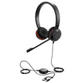 Jabra Evolve 30 II USB-C/A Wired On-Ear Headset with In-Line Controls - UC Certified — image 1