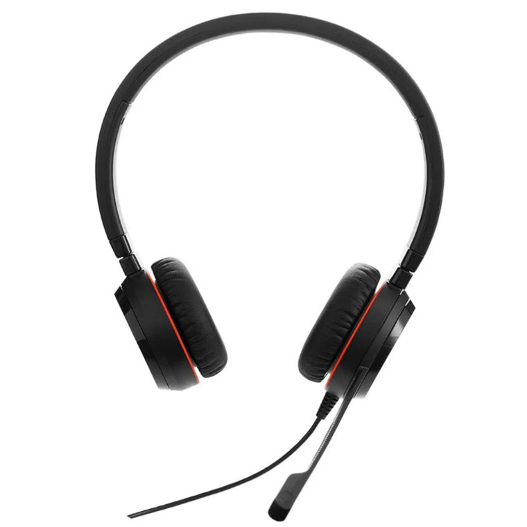 Jabra Evolve 30 II USB-C/A Wired On-Ear Headset with In-Line Controls - UC Certified