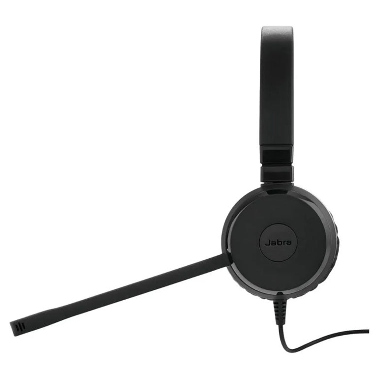 Jabra Evolve 30 II USB-C/A Wired On-Ear Headset with In-Line Controls - UC Certified