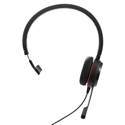 Jabra Evolve 30 II Mono USB-C/A Wired On-Ear Headset with In-Line Controls - Teams Certified