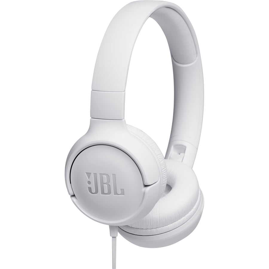 JBL Tune 500 kabelgebundener On-Ear-Kopfhörer – Weiß
