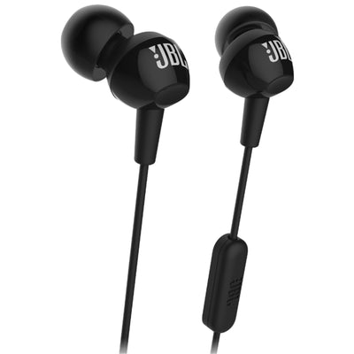 JBL C150SI   Wired In-Ear Headphones with Mic - Black
