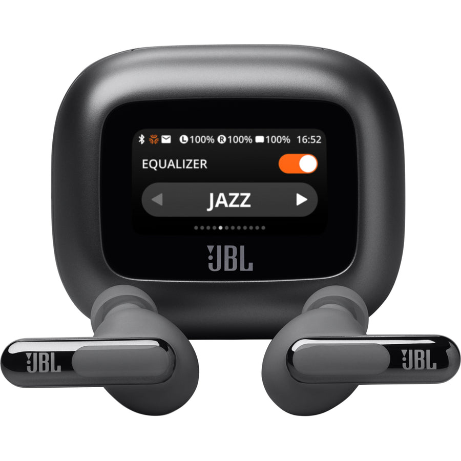 JBL Live Beam 3 True Wireless Noise Cancelling In-Ear Headphones with Smart Case - Black