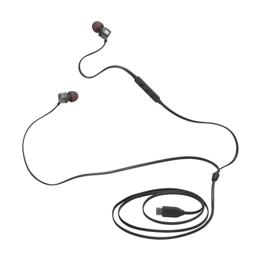 JBL Tune 310C USB-C Wired Hi-Res In-Ear Headphones - Black