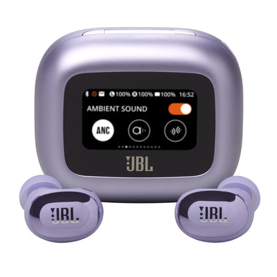 JBL Live Buds 3 True Wireless Noise Cancelling In-Ear Headphones with Smart Case - Purple